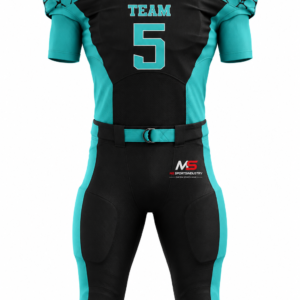Custom Team Football Uniform with Personalized Numbers